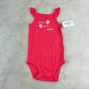 Carter's Baby Girl Berry Berry Sweet Onesie